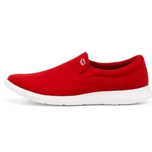 Merinos Stylish Red Slip-On Loafers